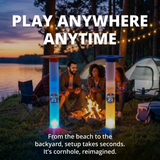 Chute21 Glo: Light-Up Portable Bean Bag Toss Game